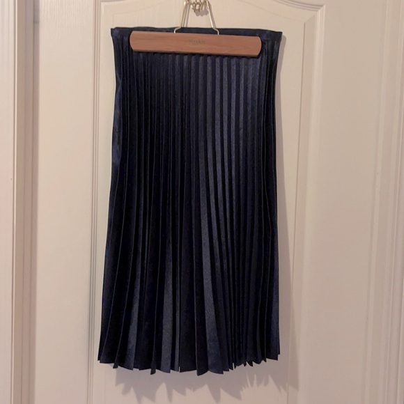 Navy Blue pleated skirt from Banana Republic - Picture 1 of 2